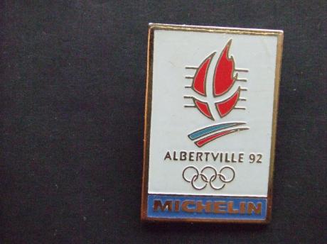 Olympische Spelen Albertville sponsor michellin banden